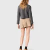 Cardigan with removable tie