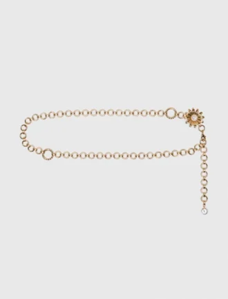 Chain belt with flowers Chain belt with flowers