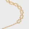 Chain belt with new link Chain belt with new link