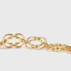 Chain belt with new link Chain belt with new link