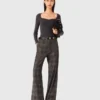 Checked suit trousers Checked suit trousers