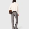 Checked suit trousers