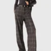 Checked suit trousers Checked suit trousers