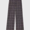 Checked suit trousers Checked suit trousers