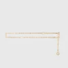 Clover logo chain belt Clover logo chain belt