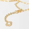 Clover logo chain belt Clover logo chain belt