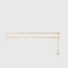 Clover logo chain belt Clover logo chain belt