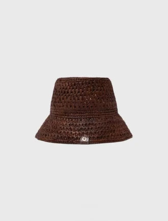 Colourful natural raffia bucket hat Colourful natural raffia bucket hat