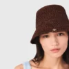 Colourful natural raffia bucket hat Colourful natural raffia bucket hat