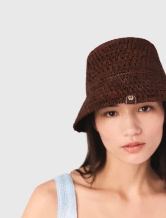 Colourful natural raffia bucket hat Colourful natural raffia bucket hat