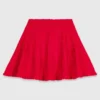 Compact knit short skirt