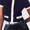 Contrasting cropped cardigan Contrasting cropped cardigan