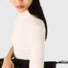 Cotton and silk ribbed top Cotton and silk ribbed top