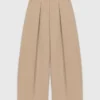Cotton balloon trousers