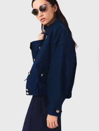 Cotton bomber jacket