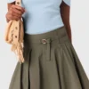 Cotton pleated maxi skirt Cotton pleated maxi skirt
