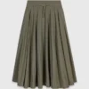 Cotton pleated maxi skirt Cotton pleated maxi skirt
