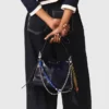 Cotton trousers with leather belt Cotton trousers with leather belt