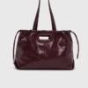 Crackled leather M Tote bag Crackled leather M Tote bag