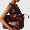 Crackled leather M Tote bag Crackled leather M Tote bag
