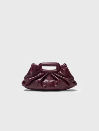 Crackled leather Milpli mini Clutch