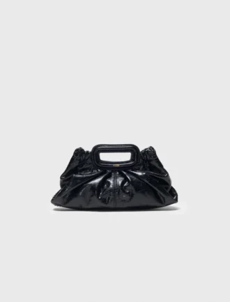 Crackled leather Milpli mini Clutch