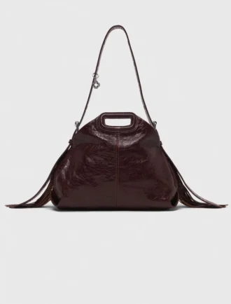 Crackled leather Miss M bag
