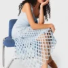 Crochet dress with removable lining Crochet dress with removable lining