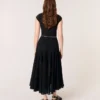 Crochet-knit maxi dress Crochet-knit maxi dress