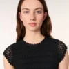 Crochet-knit maxi dress Crochet-knit maxi dress