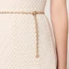 Crochet-knit maxi dress Crochet-knit maxi dress