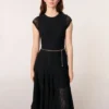 Crochet-knit maxi dress Crochet-knit maxi dress