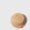 Crochet raffia bucket hat