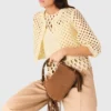 Crochet Rhinestone Cardigan