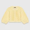 Crochet Rhinestone Cardigan
