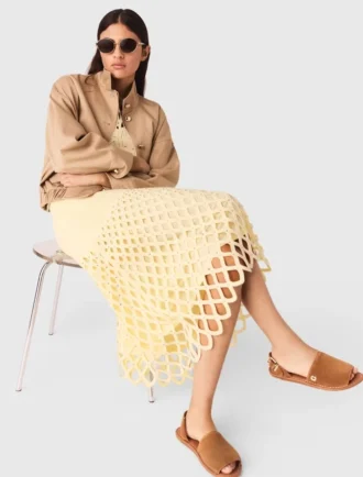 Crochet rhinestone skirt