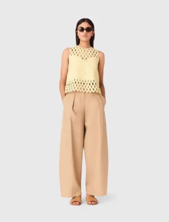 Crochet rhinestone top