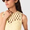Crochet rhinestone top