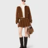 Cropped corduroy jacket Cropped corduroy jacket