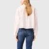 Cropped embroidered shirt Cropped embroidered shirt