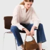 Cropped embroidered shirt Cropped embroidered shirt