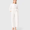 Cropped jacket with jewelled belt Cropped jacket with jewelled belt