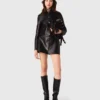 Cropped Leather Jacket Cropped Leather Jacket