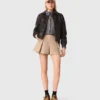 Cropped leather jacket Cropped leather jacket