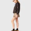 Cropped leather jacket Cropped leather jacket