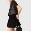 Cropped leather jacket Cropped leather jacket