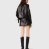 Cropped Leather Jacket Cropped Leather Jacket