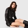 Cropped Leather Jacket Cropped Leather Jacket