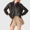 Cropped leather jacket Cropped leather jacket