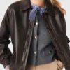 Cropped leather jacket Cropped leather jacket